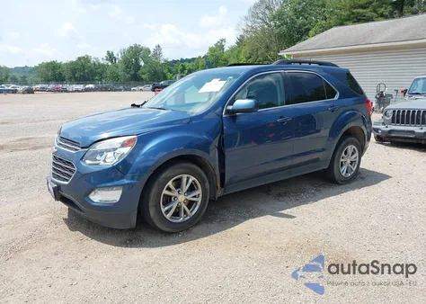 2017 Chevrolet Equinox Lt из США, поврежденный, VIN 2GNFLFEKXH6233604